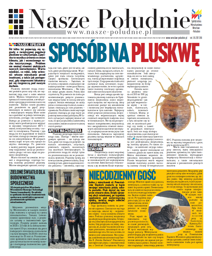 Pierwsza strona gazety Nasze Południe